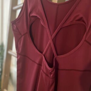 SHEIN Deep Red Jumpsuit